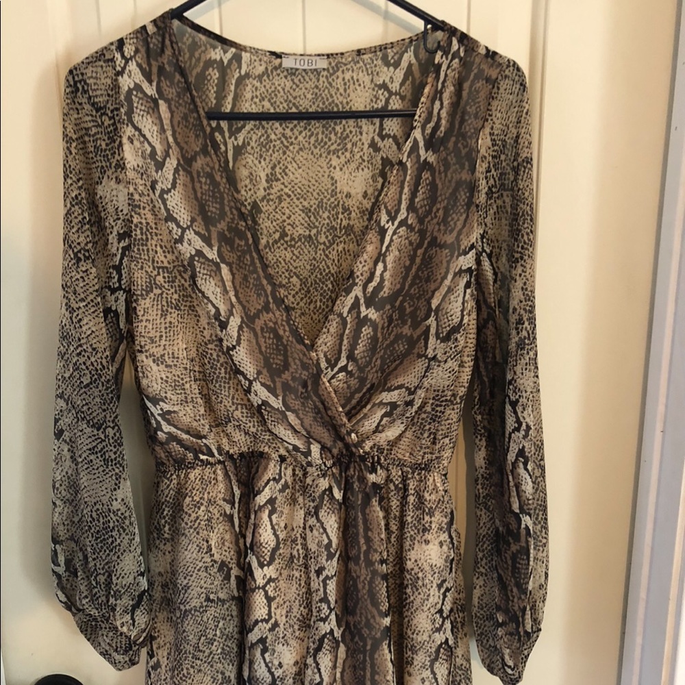 Snake skin romper!